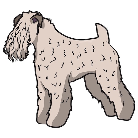 Signmission Soft Coated Wheaten Terrier Dog Decal, Dog Lover Decor Vinyl Sticker D-12-Soft Coated Wheaten Terrier